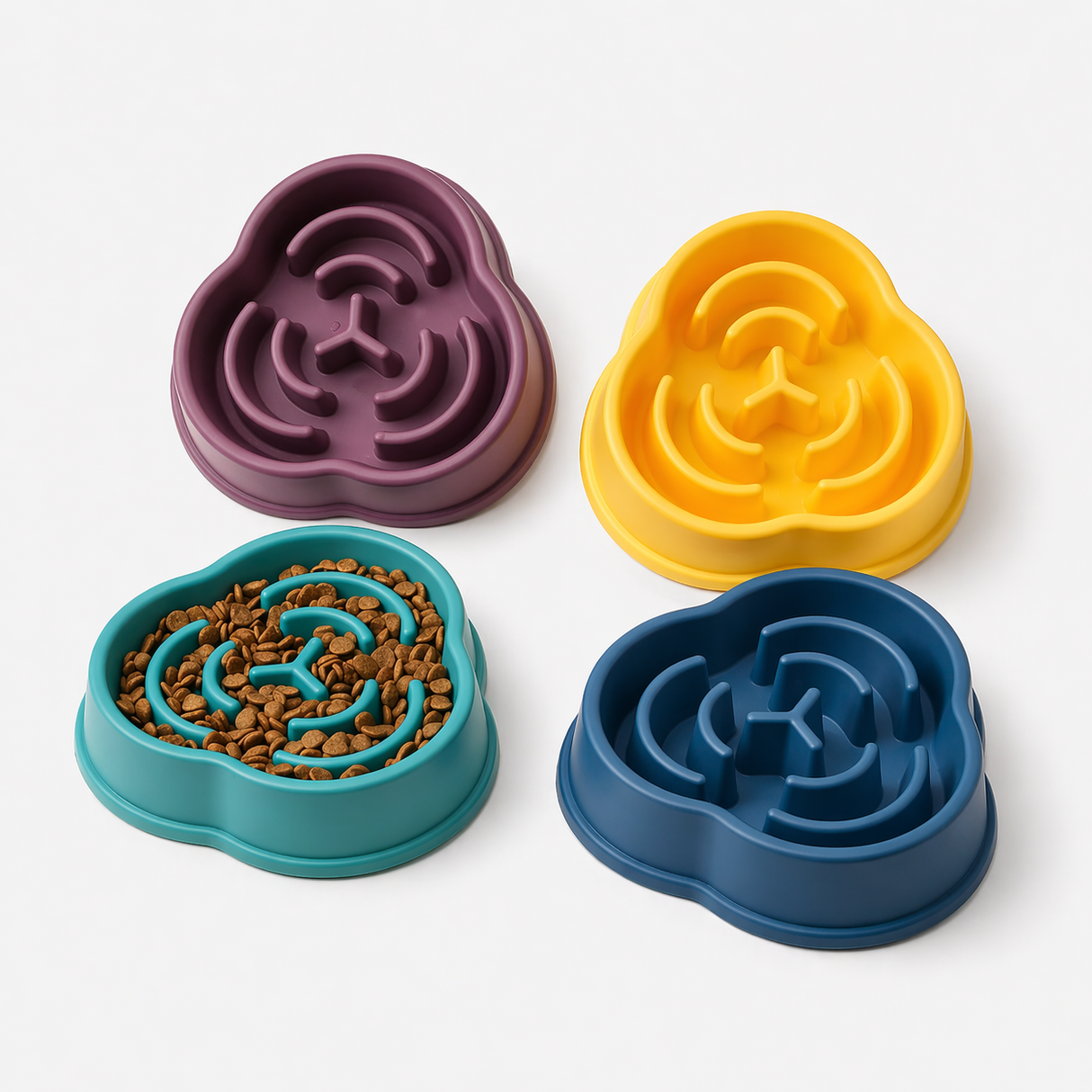 Slow Feeder Dog Bowl - Anti-Choking & Slow Eating