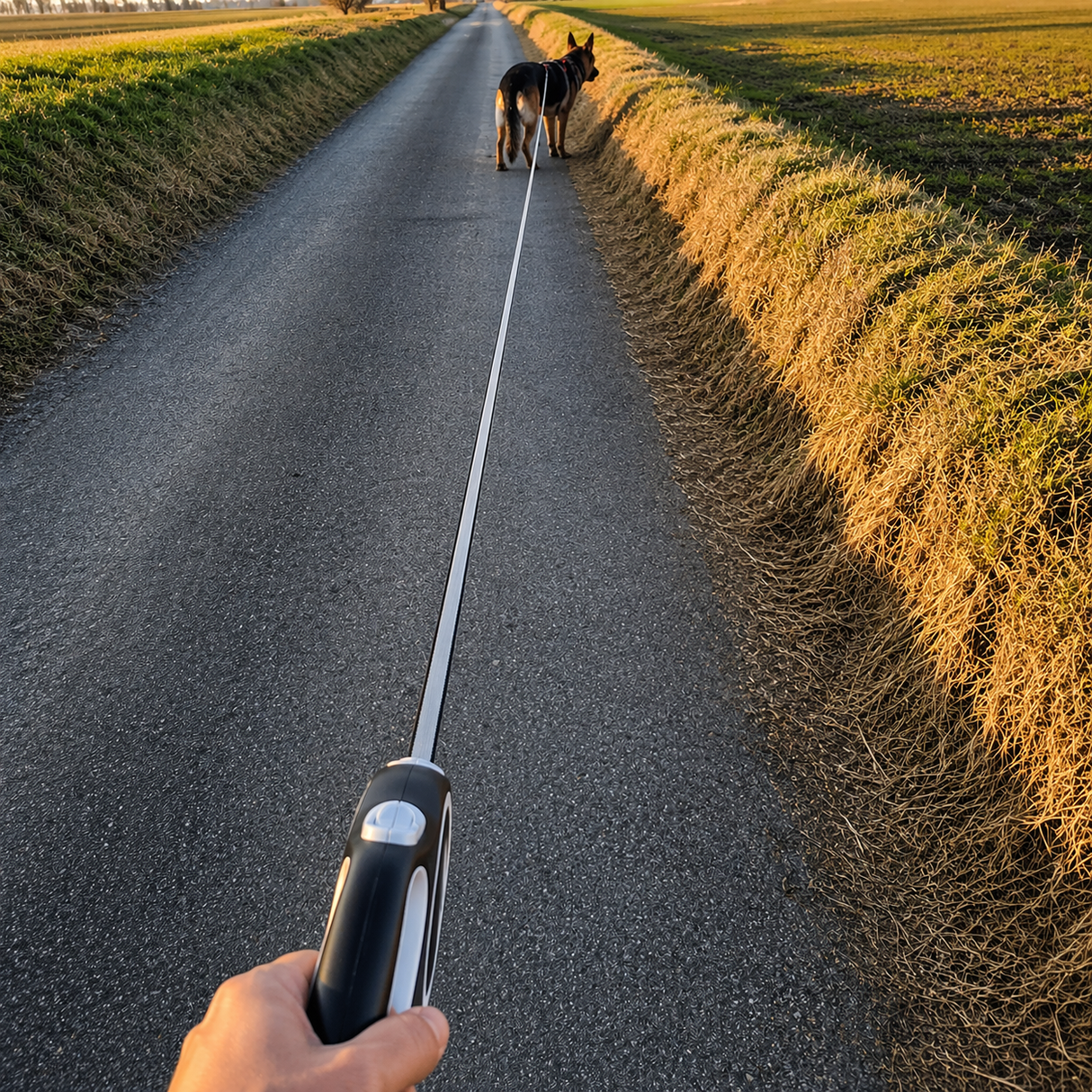 Retractable Dog Leash - Extendable Nylon Lead for Dogs