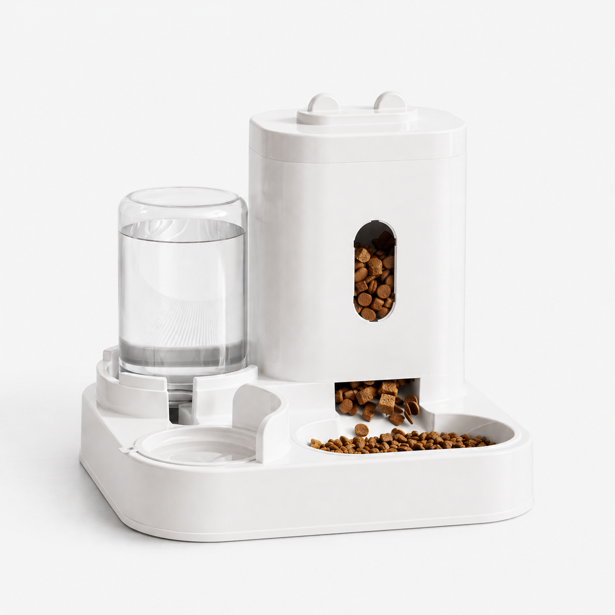 Automatic Food & Water Station - Gravity Feeder for Cats & Dogs