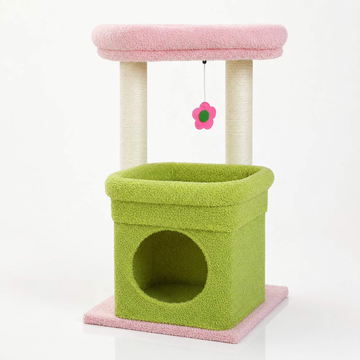 Compact Cat Tree - Cat Condo with Perch