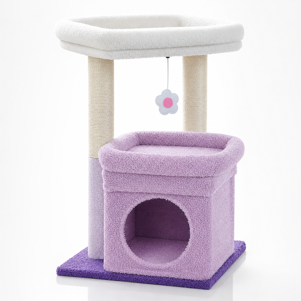 Compact Cat Tree - Cat Condo with Perch