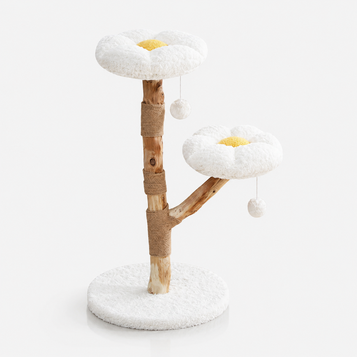 Flower Cat Tree - Cozy Floral Cat Tower