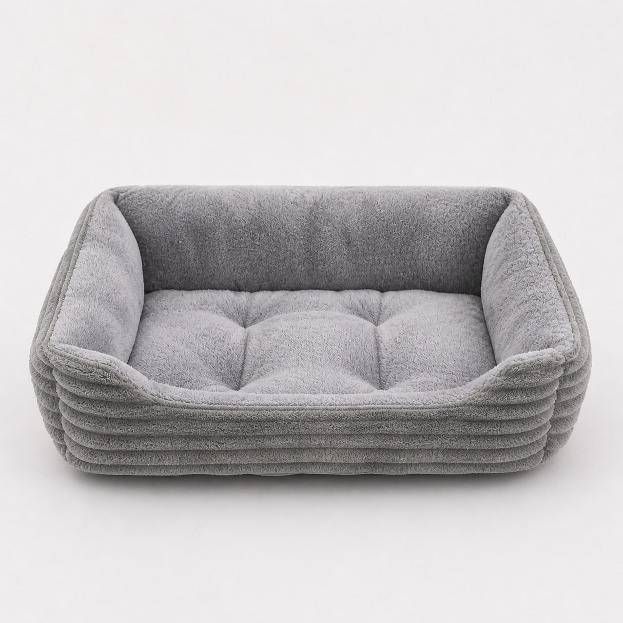 Comfort Plush Pet Sofa Bed - Deep Calming Rest