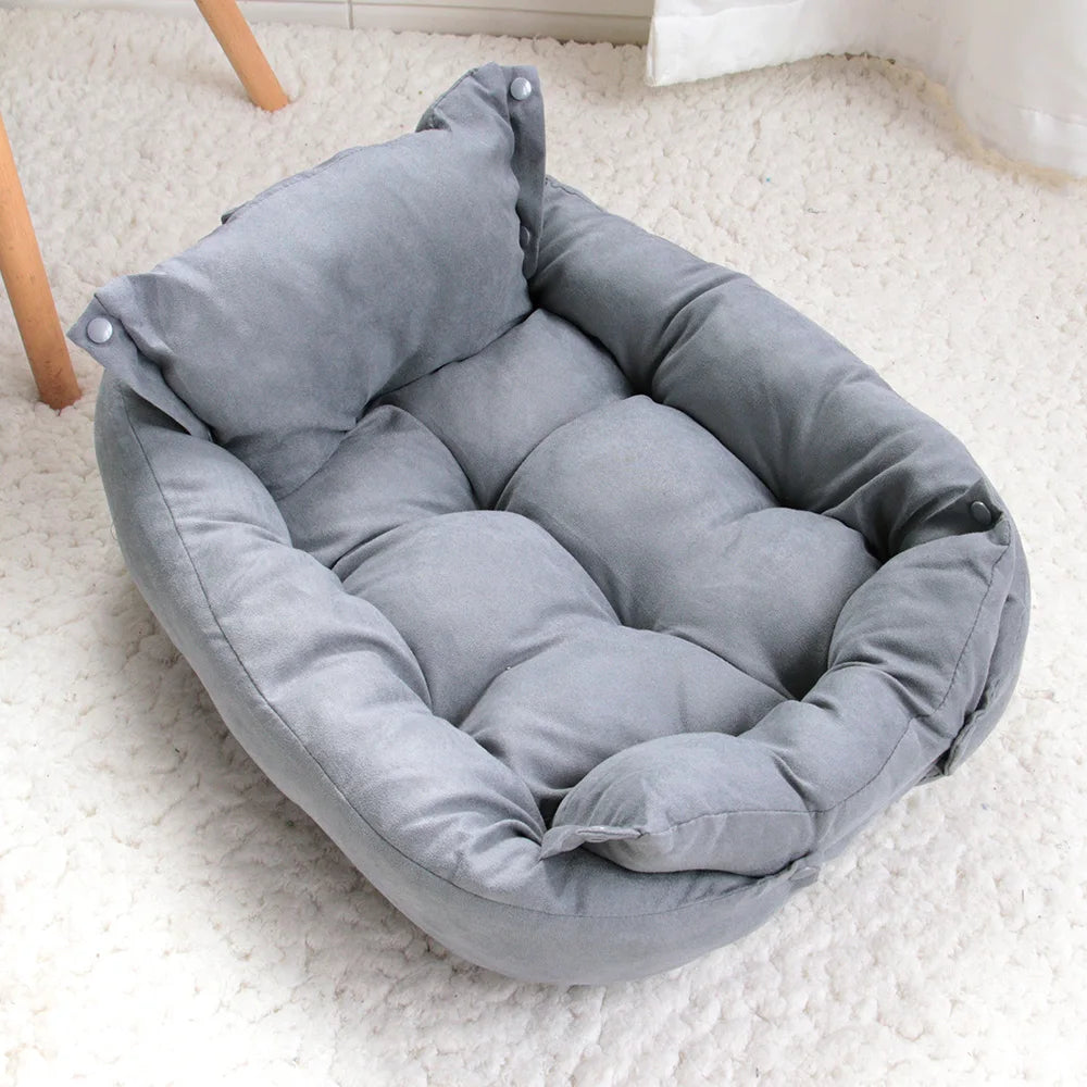 3-in-1 Pet Bed Mat - Sofa Bed Nest for Cats & Dogs