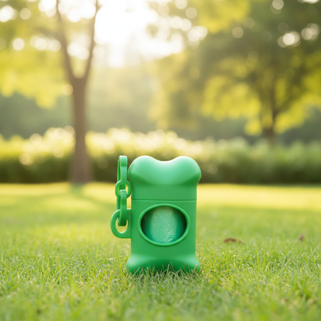 Bone-Shaped Poop Bag Dispenser - Dog Waste Holder