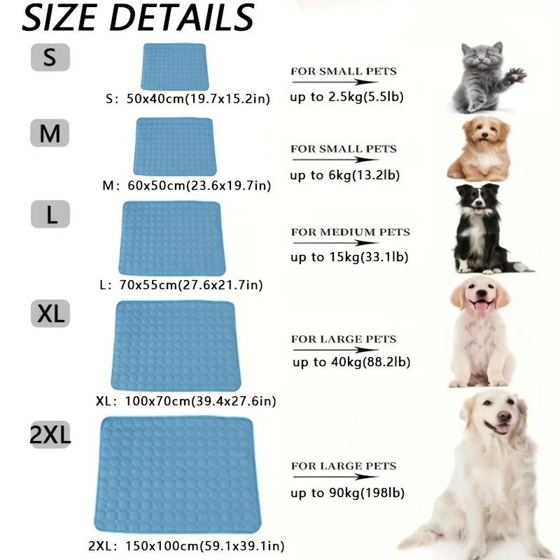 Dog Cooling Mat - Keeps Pets Cool All Summer