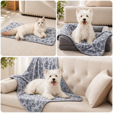 Paw Print Pet Blanket - Soft Warm Blanket for Cats & Dogs