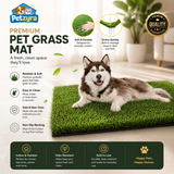 Washable Dog Grass Pee Pad - Reusable Training Mat