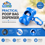 Bone-Shaped Poop Bag Dispenser - Dog Waste Holder