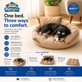 3-in-1 Pet Bed Mat - Sofa Bed Nest for Cats & Dogs