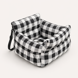 Dog Car Seat Bed - Booster Seat with Safety Belt