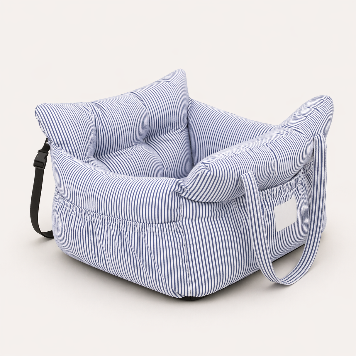 Dog Car Seat Bed - Booster Seat with Safety Belt