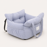 Dog Car Seat Bed - Booster Seat with Safety Belt