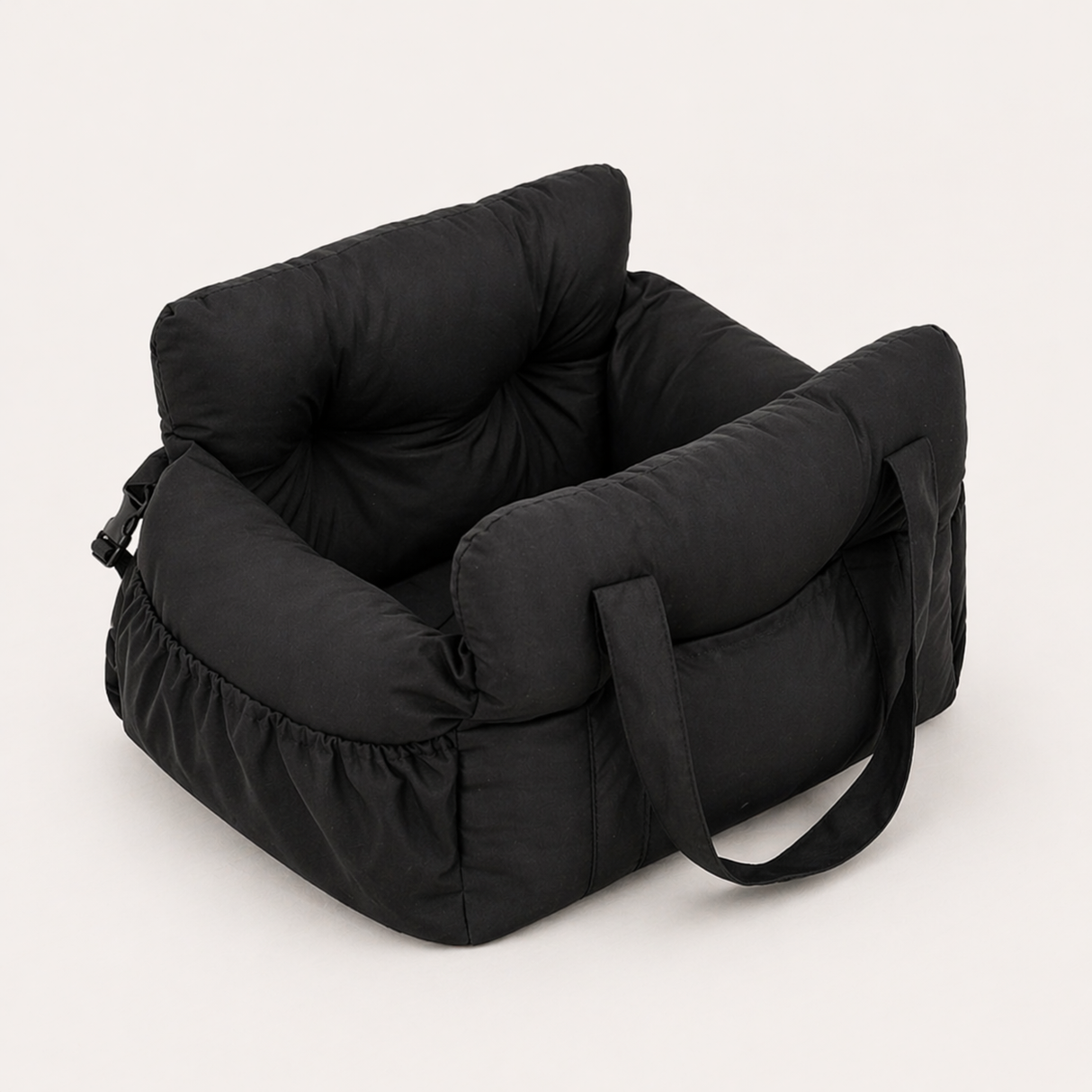 Dog Car Seat Bed - Booster Seat with Safety Belt