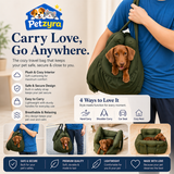 Dog Car Seat Bed - Booster Seat with Safety Belt