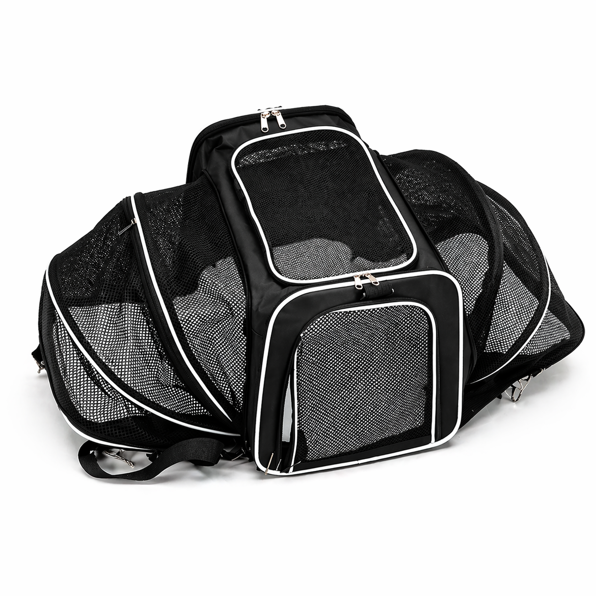 Expandable Pet Carrier Bag - Breathable Travel Comfort
