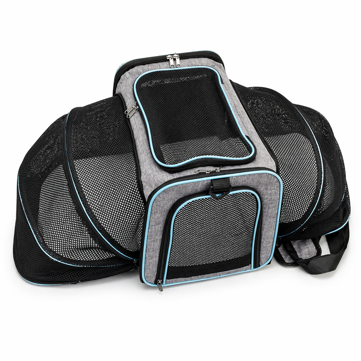 Expandable Pet Carrier Bag - Breathable Travel Comfort