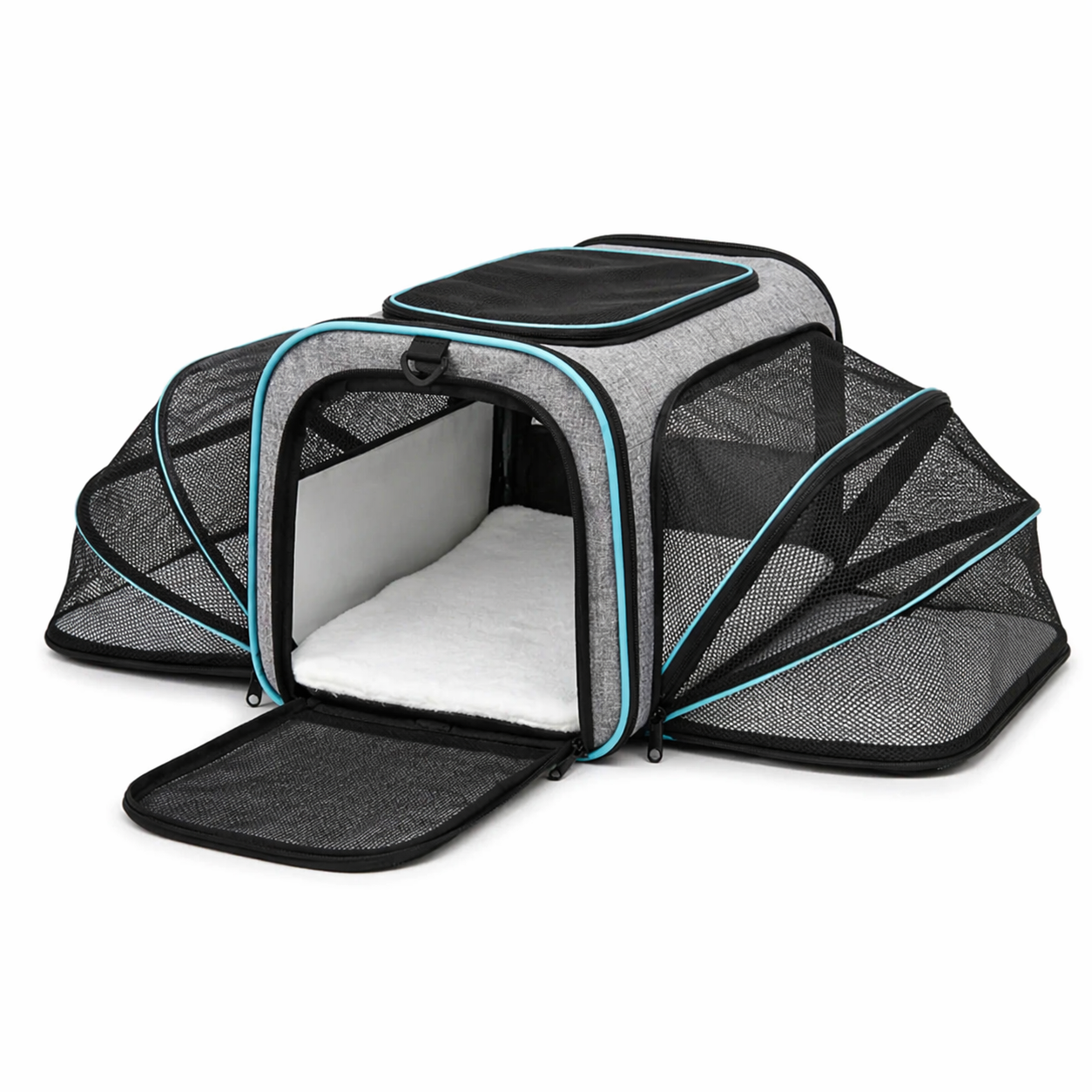 Expandable Pet Carrier Bag - Breathable Travel Comfort