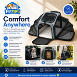 Expandable Pet Carrier Bag - Breathable Travel Comfort