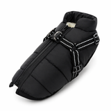Winter Dog Jacket with Harness - Waterproof Coat