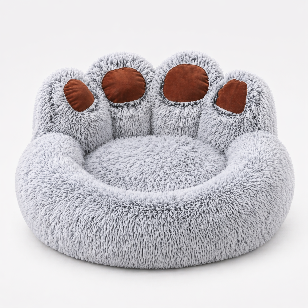 Bear Paw Pet Bed - Plush Sofa Bed for Cats & Dogs