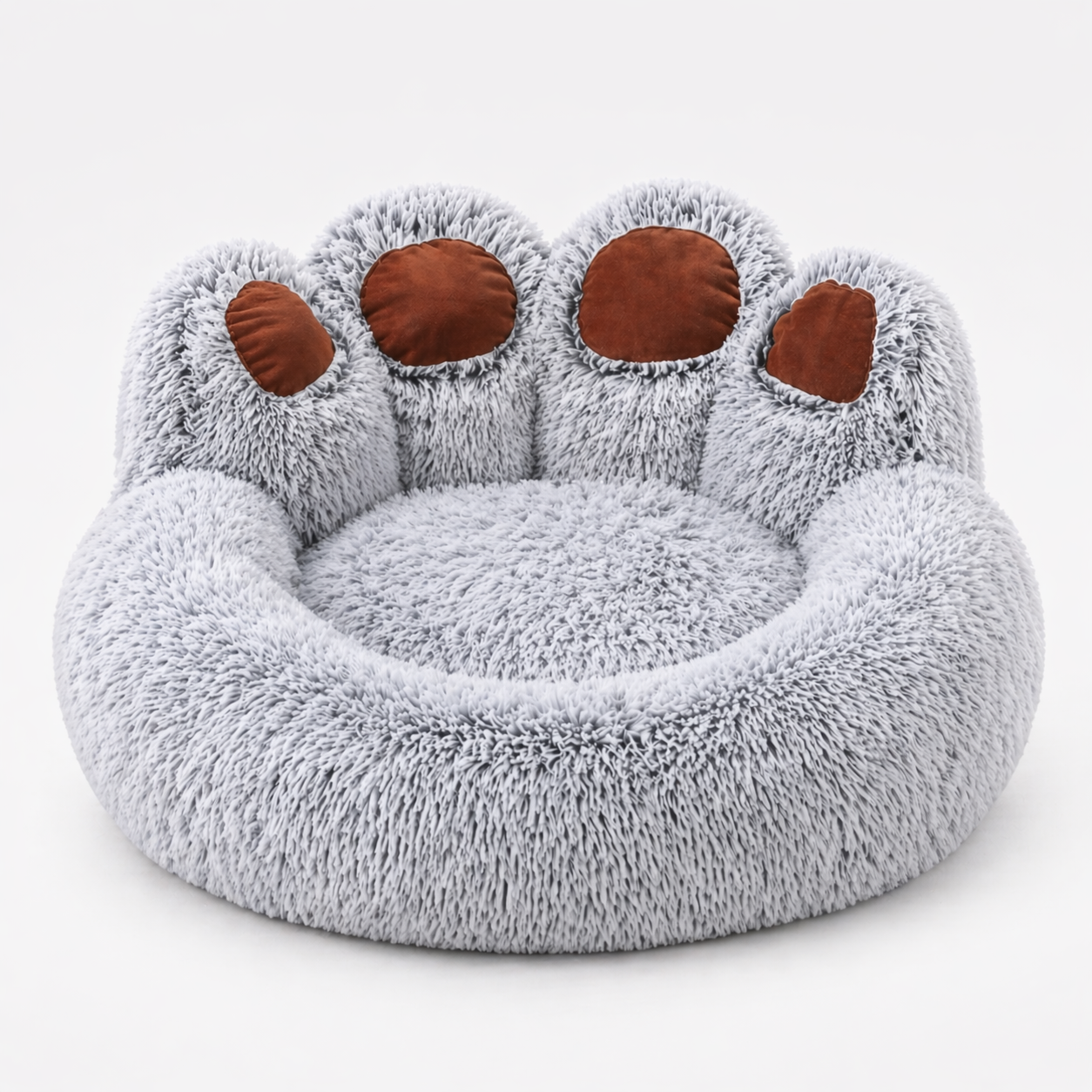 Bear Paw Pet Bed - Plush Sofa Bed for Cats & Dogs