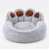 Bear Paw Pet Bed - Plush Sofa Bed for Cats & Dogs