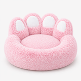 Bear Paw Pet Bed - Plush Sofa Bed for Cats & Dogs