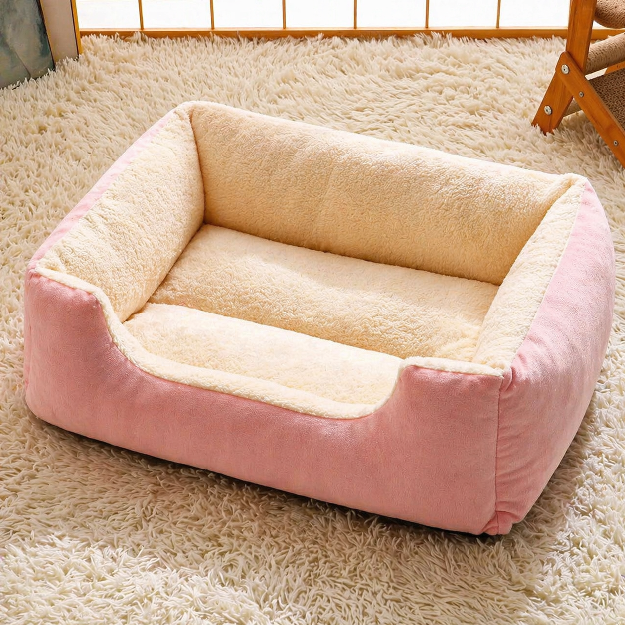 Cozy House Bed - Warm Indoor Coziness for Cats & Dogs