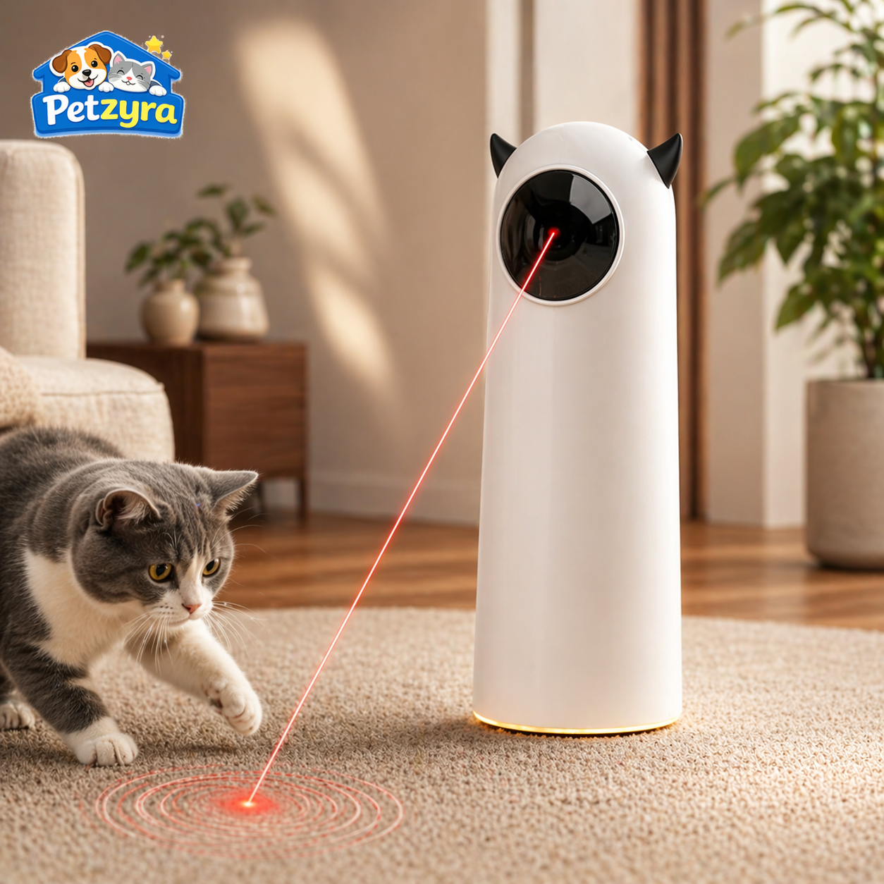 Automatic Laser Cat Toy - Interactive Exercise Toy