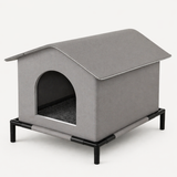 Outdoor Insulated Cat House - Weatherproof Shelter