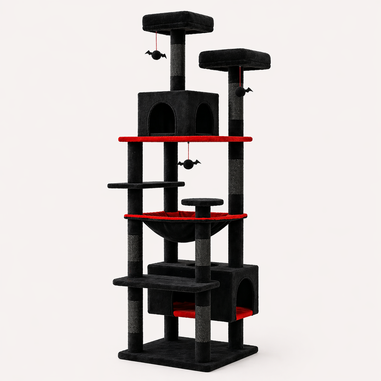 Large Cat Tree Tower - Multi-Level Scratching Post & Condo
