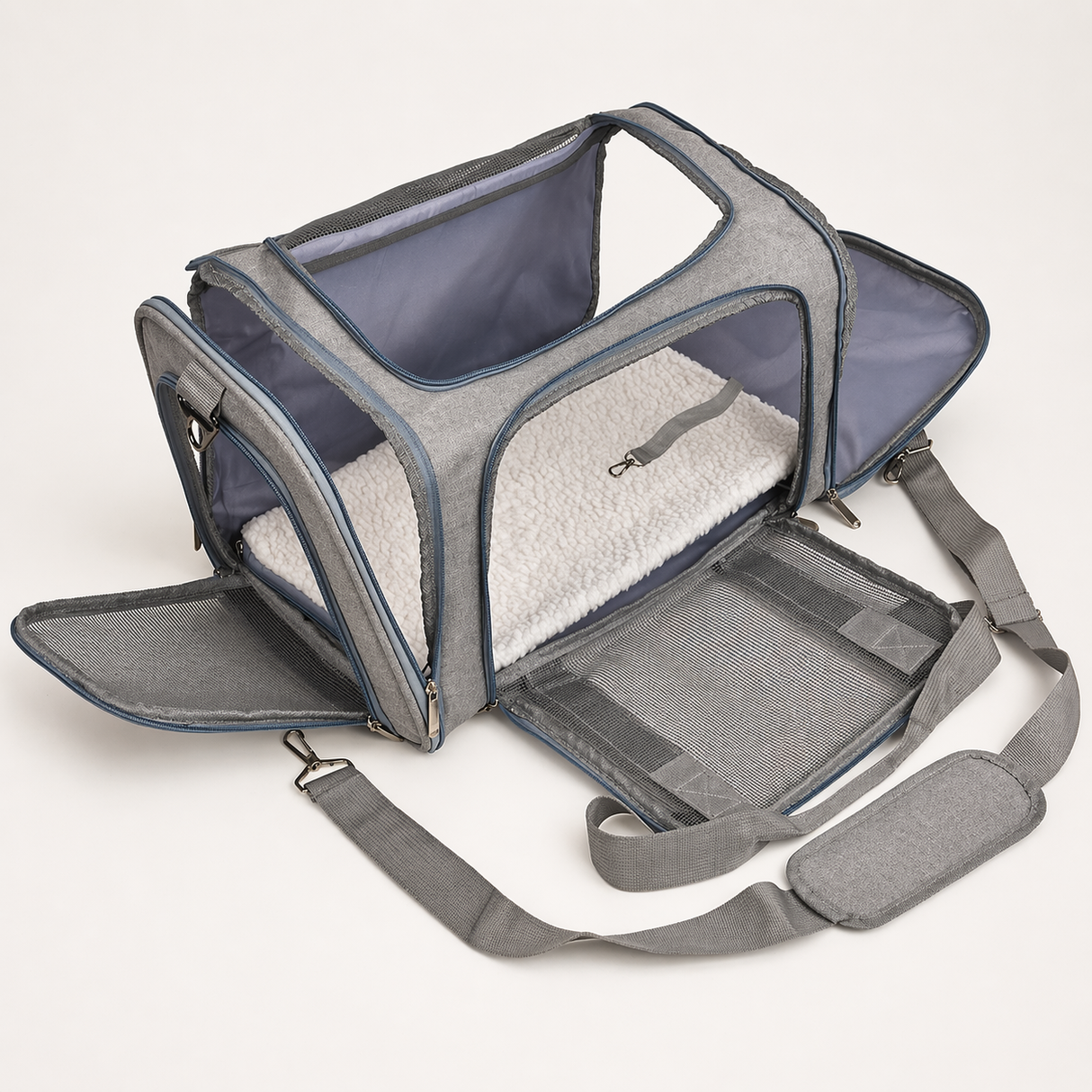 Airline Approved Pet Carrier - Soft Travel Bag for Cats & Dogs