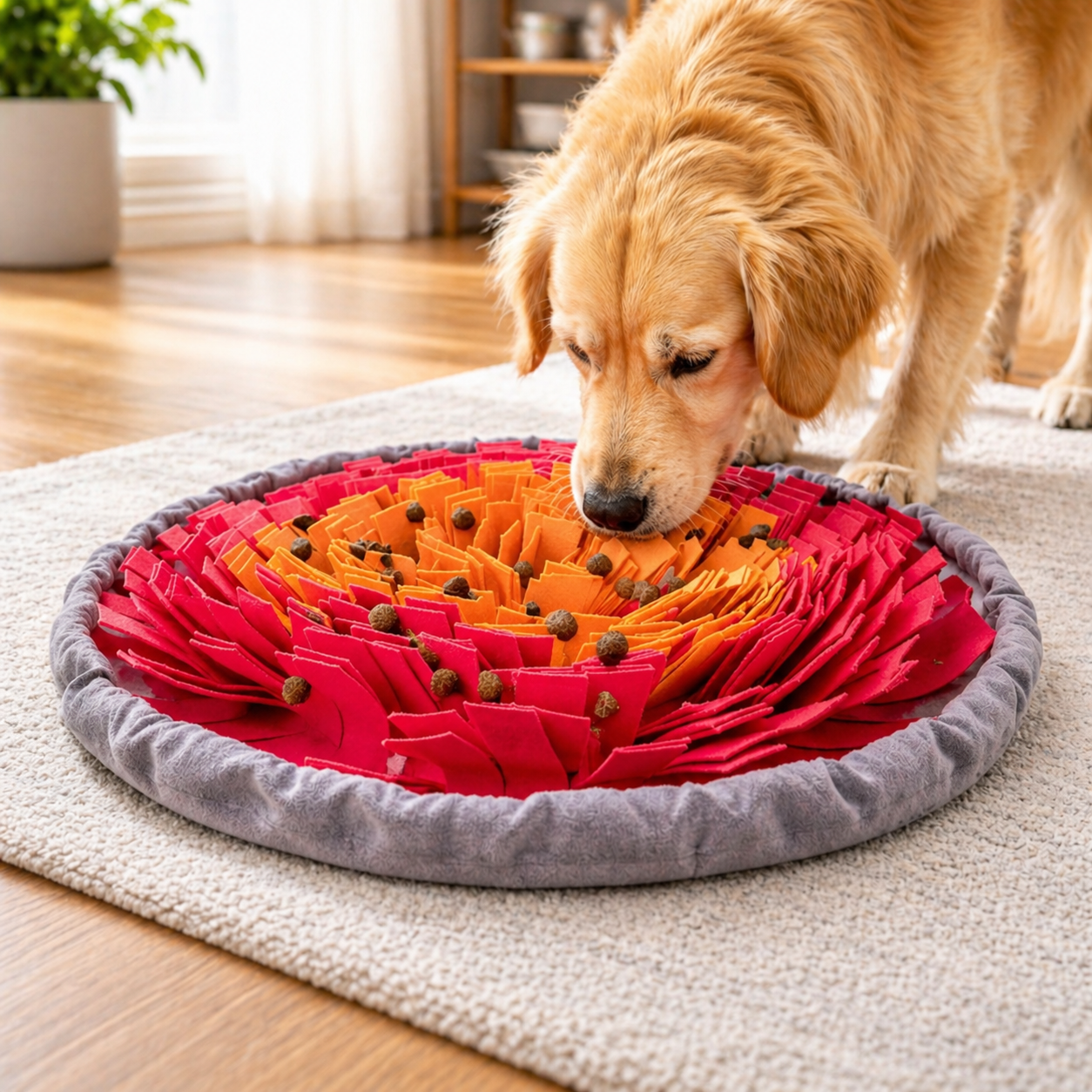 Dog Snuffle Mat - Slow Feeder Training Toy for Dogs