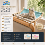 Window Cat Hammock - Elevated Cozy Window Bed