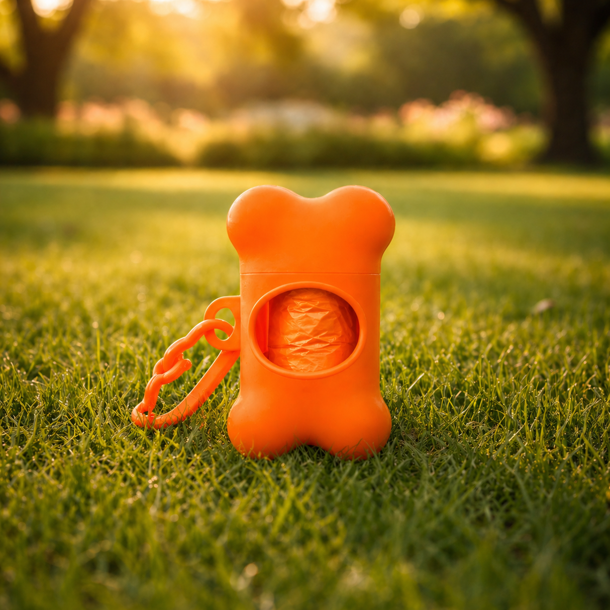 Bone-Shaped Poop Bag Dispenser - Dog Waste Holder