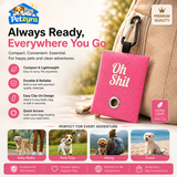 Portable Poop Bag Holder - Clip-On Waste Dispenser
