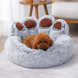 Bear Paw Pet Bed - Plush Sofa Bed for Cats & Dogs