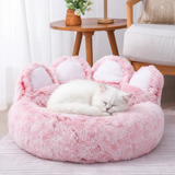Bear Paw Pet Bed - Plush Sofa Bed for Cats & Dogs