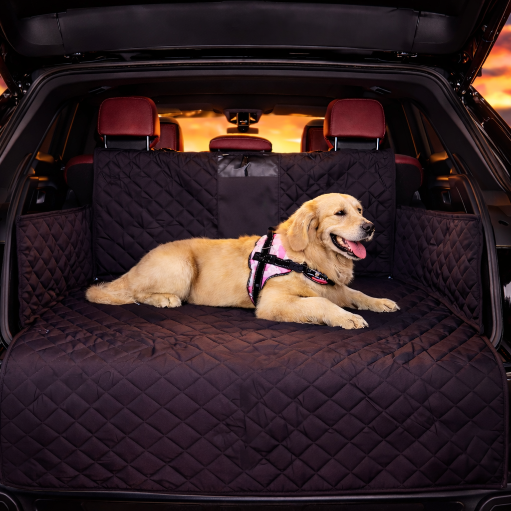SUV Dog Cargo Cover - Waterproof Trunk Liner