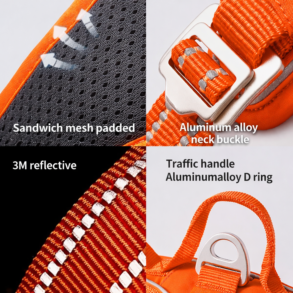 No-Pull Dog Harness - Reflective Adjustable Harness
