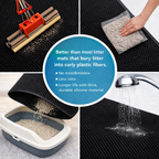Double Layer Cat Litter Mat - Waterproof Anti-Tracking Mat
