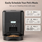 Automatic Pet Feeder - Timed Portion Dispenser for Cats & Dogs