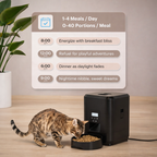 Automatic Pet Feeder - Timed Portion Dispenser for Cats & Dogs