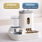Automatic Food & Water Station - Gravity Feeder for Cats & Dogs