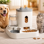 Automatic Food & Water Station - Gravity Feeder for Cats & Dogs