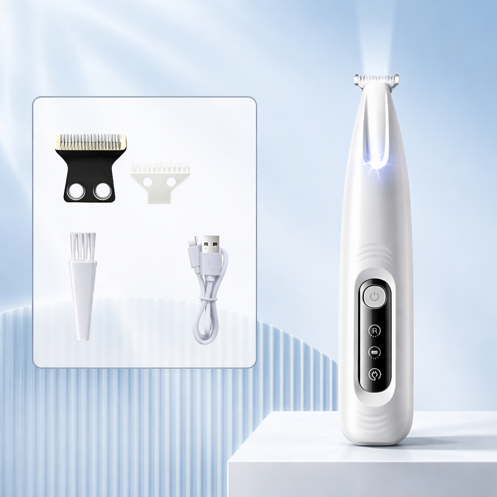 Dog Paw Trimmer - Waterproof Grooming Clippers