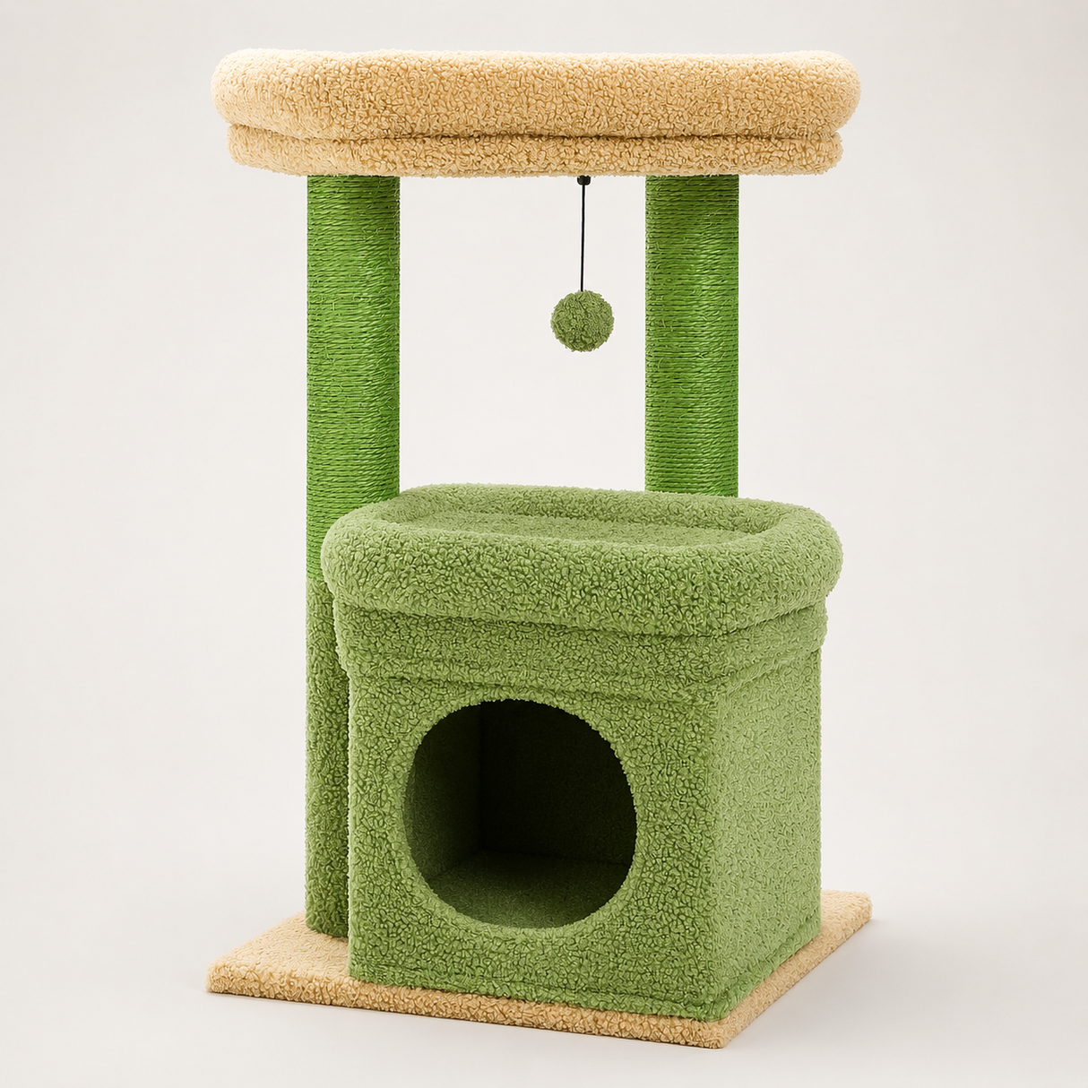 Compact Cat Tree - Cat Condo with Perch