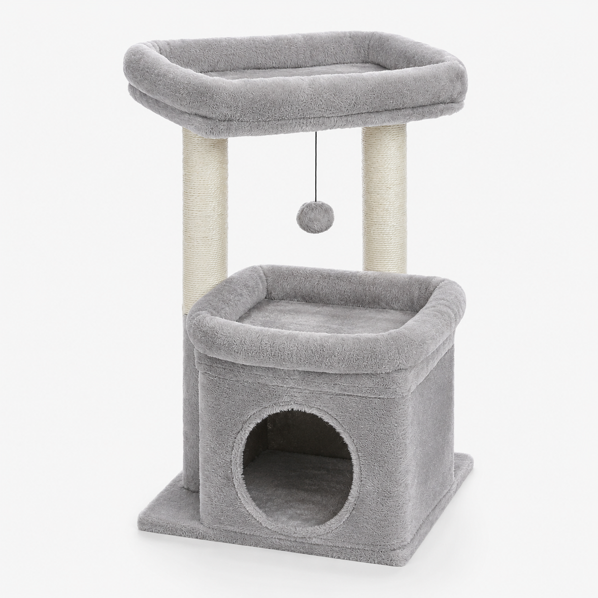 Compact Cat Tree - Cat Condo with Perch
