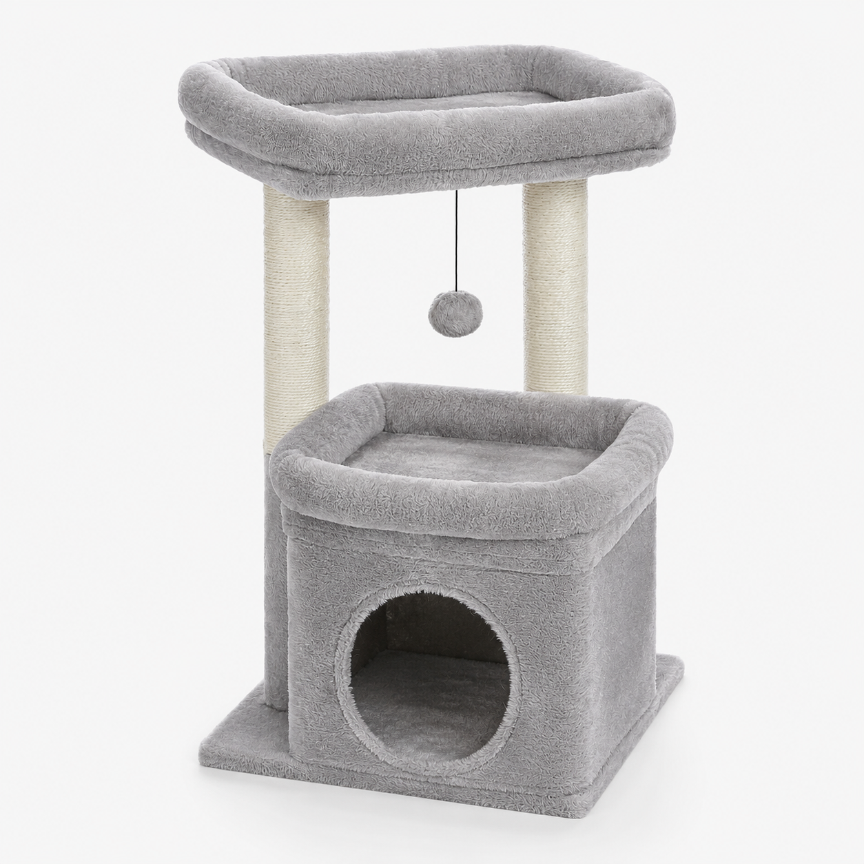 Compact Cat Tree - Cat Condo with Perch